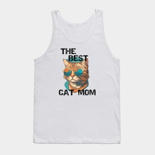 VINTAGE BEST CAT MOM , the best gift for cat lovers Tank Top